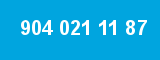 904 021 11 87 904 021 11 87